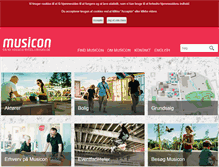 Tablet Screenshot of musicon.dk