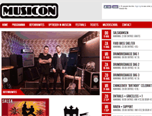 Tablet Screenshot of musicon.nl